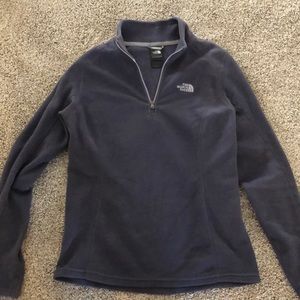 North Face fleece quarter zip